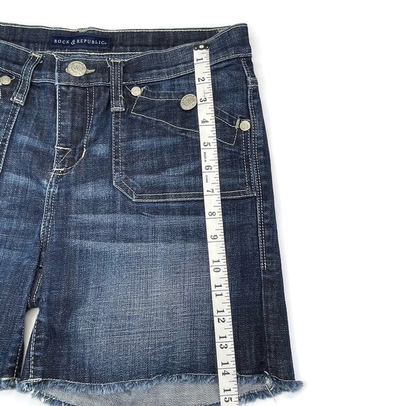 Rock & Republic Stinger Denim Shorts Size 8 - Picture 6 of 7